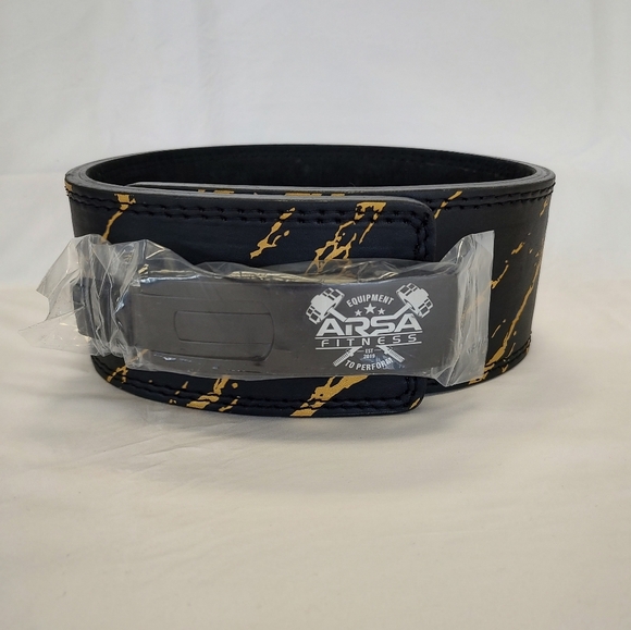Arsa Fitness Weightlifting Adjustable Leather Belt XS - Picture 4 of 11